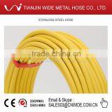 1/2" 3/4" 1" Yellow Color PE Cover 304 Steel Bellows Gas Pipe thumbnail-4