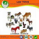 Simulation 2" plastic farm animals toys farm for sale