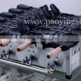 (3 in 1) 10pcs Fish Waffle Commercial Use Non-stick LPG Gas Ice Cream Taiyaki Machine + Batter Dispenser + Stuffing Scoop thumbnail-2