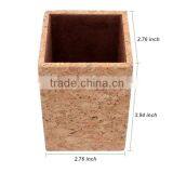 Boshiho New Vegan Brown Cork Pencil Case Pen Holder thumbnail-6