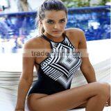Conjoined Printing Fashion Swimsuit Sportswear Conjoined Triangle Bathing Suit