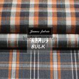 100%Cotton Heather Carbon Peached Check Shirting Fabric thumbnail-3