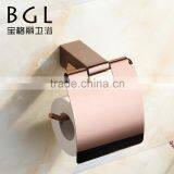 New Design Rose Gold Bathroom Accessories Toilet Paper Holder