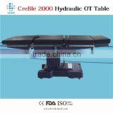 Operating Table Has X-ray Cassette Layer Under Each Section