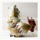 Resin Rooster Animal Figurine for Home Decoration