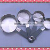 4pcs stainless steel measuring cup set