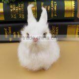 Cute Unstuffed Plush Zoo Animal Rabbit Toys for Christmas thumbnail-6