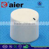 White Knurled Tone Volume Knob Guitar thumbnail-1