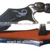 Black Fantasy Animated Cosplay Sword With Plaque thumbnail-3