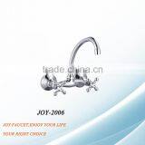 Double Handle Brass ZNIC Kitchen Faucet thumbnail-1