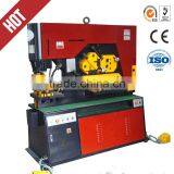 Angle iron sheet cutting shearing machines for cutting and bending hydraulic ironworker