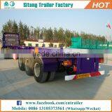 High Quality 20ft 40ft Container Hauling Trailer Customized Skeletal Semi Trailer thumbnail-1