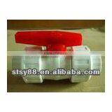 Good Price Plastic Pipe Valve, PPR Plastic Double Union Ball Valve for Water Pipe thumbnail-2