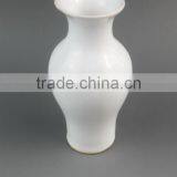 White Mini Stoneware Vase Decorative Flower Vase thumbnail-1