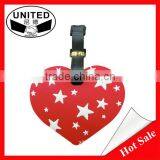 Cheap PVC Luggage Tag in Heart Shape thumbnail-1