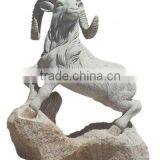 Stone Goat Statue thumbnail-1