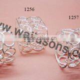 High Sale Clear Metal Napkin Ring Decorations for Weddings thumbnail-5
