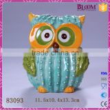 Owl desgin custom ceramic decoration coin bank