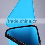 Rubbish Bin Household Garbage Can With Cover/Triangular Plastic Trash Can thumbnail-2