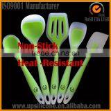 Set of Silicone Kitchen Utensils 12-inch Green Cute Kitchen Utensils Set Silicone Kitchen Utensils Set thumbnail-2