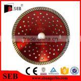 Hot Press Turbo Diamond Saw Blade With Many Holes in Blank Cutting Tools thumbnail-1