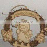 Christmas Wooden Hanging Decoration JA02-12283B thumbnail-1