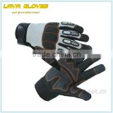 Synthetic Leather Non-slip Impact Hand Safety Glove
