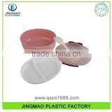 Food Grade Double-layer Ellips Plastic Lunch Box thumbnail-2