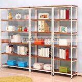 Cheap Wood Melamine Bookcases Bookshelves With Ladder thumbnail-1