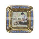 2014 Hot Selling Decaled Porcelain Dishes With Nice Flower , Ceramic Plate thumbnail-1