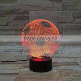 New Real 3D Football Night Light 7 Color Change LED Table Lamp Xmas Gift thumbnail-1