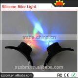 Multi-Color Bicycle Headlight Silicone Bike Light For Safety Travel thumbnail-1