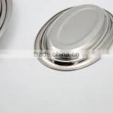 Oval Stainless Steel Plate & Dishes for Sale thumbnail-4