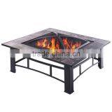 32.5 Inch Square Slate Tile Table Fire Pit thumbnail-2