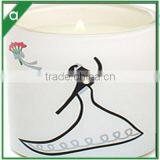Scented Candle in Glass With Beautiful Well-design Painting on it thumbnail-3