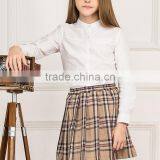 Wholesale OEM Girls Long Sleeve School Shirt Latest Design thumbnail-5