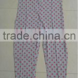 2015 latest design pajama set , fashionable cotton sleeping pajama ,sleepwear