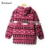 Oem Wholesale Cheap Printed Fleece Women Jacket thumbnail-2