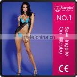 Sexy Mesh and Lace Extreme Hot Sexy Lingerie Sleepwear Babydoll thumbnail-1