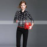 Maxnegio Long Sleeve Latest Blouse Office Printed Designs thumbnail-2