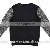 2015 Online Shopping Garment Fashion Sweatshirt Plain Sweatshirt With Palm Leaves Sleeve thumbnail-2