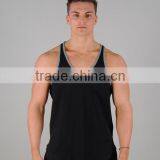 Mens Low Cut Stringer Singlets Vest With a Scooped & Lengthened Body thumbnail-6