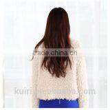 Women Winter Boy Friend Style Faux Fur Coats Fashion Plush Over Coat for Wholesale thumbnail-3