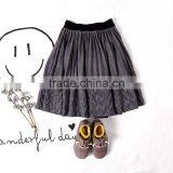 S16252A Autumn Children Skirt Girls' Cotton Pleated Short Skirt thumbnail-3