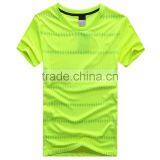 Summer Design Mens Custom Color Short Sleeve Basic T-shirt Polyester Wholesale thumbnail-1