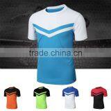 Summer Style Mens Athletic Sport T Shirt Short Sleeve Slim Fit Polyester Shirt thumbnail-1
