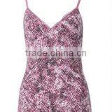 Women Printing Bra & Camisole & Panty Underwear Set thumbnail-1