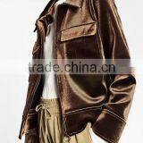 Runwaylover EY1028C Hot Sale 2016 Women Fashion Pure Color Jacket Coats thumbnail-2