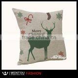 Hot Sale Personality Burlap Christmas Pillow thumbnail-2