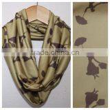 Infinity Scarf for Gals in Brown, Beige Extra Long SSS60